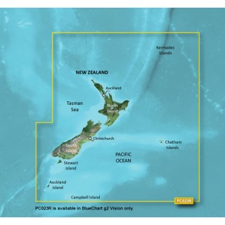 Garmin BlueChart® g2 Vision® HD - VPC023R - New Zealand - microSD™/SD™ Garmin BlueChart® g2 Vision® HD - VPC023R - New Zealand - microSD™/SD™