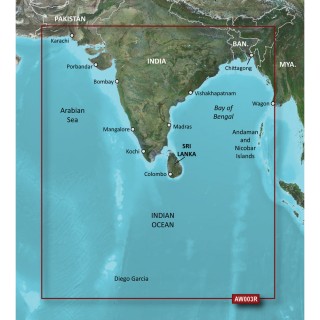 Garmin BlueChart® g2 Vision® HD - VAW003R - Indian Subcontinent - microSD™/SD™ Garmin BlueChart® g2 Vision® HD - VAW003R - Indian Subcontinent - microSD™/SD™