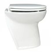JABSCO Судовой электрический туалет Deluxe Flush Electric Toilet - Raw Water - Angled Back