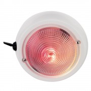 PERKO Купольный светильник Exterior Surface Mount Dome Light with Red & White Bulbs