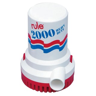 Rule 2000 GPH Non-Automatic Bilge Pump w/6' Leads Rule 2000 GPH Non-Automatic Bilge Pump w/6' Leads