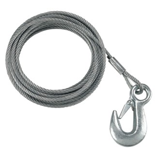 Fulton 3/16" x 25' Galvanized Winch Cable - 4,200 lbs. Breaking Strength Fulton 3/16" x 25' Galvanized Winch Cable - 4,200 lbs. Breaking Strength