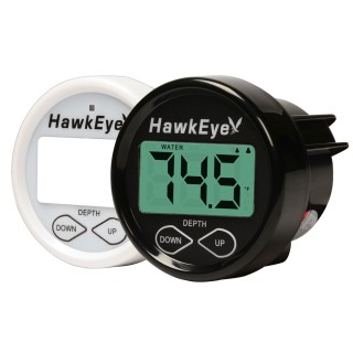 HawkEye In Dash Depth Finder w/Air & Water Temperature - Thru Hull HawkEye In Dash Depth Finder w/Air & Water Temperature - Thru Hull