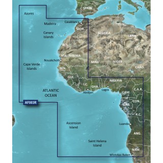 Garmin BlueChart® g2 HD - HXAF003R - Western Africa - microSD™/SD™ Garmin BlueChart® g2 HD - HXAF003R - Western Africa - microSD™/SD™
