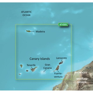 Garmin BlueChart® g2 HD - HXAF450S - Madeira & Canary Islands - microSD™/SD™ Garmin BlueChart® g2 HD - HXAF450S - Madeira & Canary Islands - microSD™/SD™