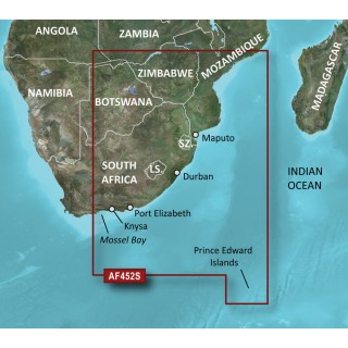 Garmin BlueChart® g2 HD - HXAF452S - Knysna, SA to Beira, MZ - microSD™/SD™ Garmin BlueChart® g2 HD - HXAF452S - Knysna, SA to Beira, MZ - microSD™/SD™