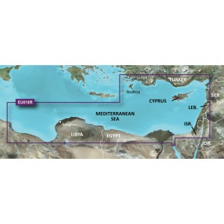 Garmin BlueChart® g2 HD - HXEU016R - Mediterranean Southeast - microSD™/SD™ Garmin BlueChart® g2 HD - HXEU016R - Mediterranean Southeast - microSD™/SD™