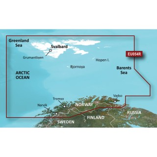 Garmin BlueChart® g2 HD - HXEU054R - Vestfjd - Svalbard - Varanger - microSD™/SD™ Garmin BlueChart® g2 HD - HXEU054R - Vestfjd - Svalbard - Varanger - microSD™/SD™