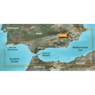 Garmin BlueChart® g2 HD - HXEU455S - Alicante To Cabo De Sao Vicente - microSD™/SD™ Garmin BlueChart® g2 HD - HXEU455S - Alicante To Cabo De Sao Vicente - microSD™/SD™