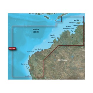 Garmin BlueChart® g2 HD - HXPC411S - Geraldton To Darwin - microSD™/SD™ Garmin BlueChart® g2 HD - HXPC411S - Geraldton To Darwin - microSD™/SD™
