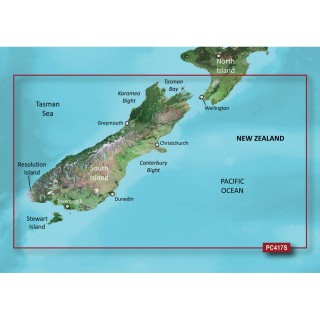 Garmin BlueChart® g2 HD - HXPC417S - New Zealand South - microSD™/SD™ Garmin BlueChart® g2 HD - HXPC417S - New Zealand South - microSD™/SD™