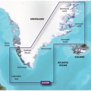 Garmin BlueChart® g2 Vision® HD - VEU059R - Greenland East - microSD™/SD™ Garmin BlueChart® g2 Vision® HD - VEU059R - Greenland East - microSD™/SD™
