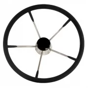 Whitecap Destroyer Steering Wheel - Black Foam, 15" Diameter