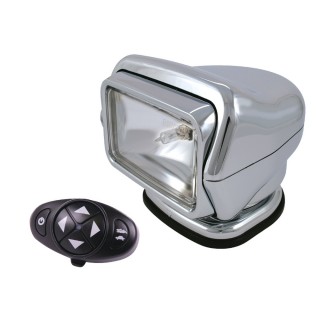 Golight Stryker Searchlight 12V w/Wireless Dash Remote - Chrome Golight Stryker Searchlight 12V w/Wireless Dash Remote - Chrome