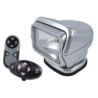 Golight Stryker Searchlight 12V w/Wireless Dash & Handheld Remote - Chrome Golight Stryker Searchlight 12V w/Wireless Dash & Handheld Remote - Chrome