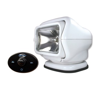Golight Stryker Searchlight 12V w/Wired Dash Control w/20' Wire Harness - White Golight Stryker Searchlight 12V w/Wired Dash Control w/20' Wire Harness - White