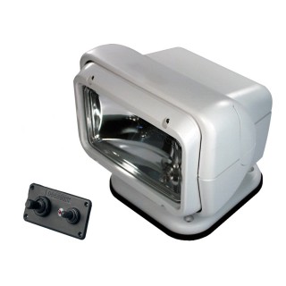 Golight Permanent Mount Searchlight w/Dash Mounted Remote - White Golight Permanent Mount Searchlight w/Dash Mounted Remote - White