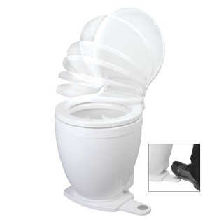JABSCO Судовой электрический туалет Lite Flush Electric Toilet with Footswitch JABSCO Судовой электрический туалет Lite Flush Electric Toilet with Footswitch