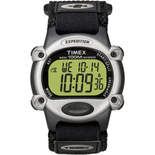 Timex Expedition Mens Chrono Alarm Timer Silver/Black Timex Expedition Mens Chrono Alarm Timer Silver/Black