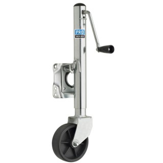 Pro Series 1000 lbs. Zinc Plated Swivel Jack w/6" Poly Wheel Pro Series 1000 lbs. Zinc Plated Swivel Jack w/6" Poly Wheel