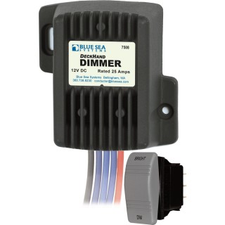 BLUE SEA SYSTEMS Blue Sea 7508 DeckHand Dimmer - 25 Amp/12V BLUE SEA SYSTEMS Blue Sea 7508 DeckHand Dimmer - 25 Amp/12V