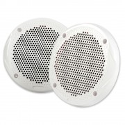FUSION Динамики 6.5" Round 2-Way Speakers - 200W, белые, пара