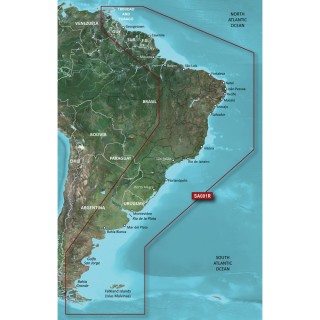 Garmin BlueChart® g2 HD - HXSA001R - South America East Coast - microSD™/SD™ Garmin BlueChart® g2 HD - HXSA001R - South America East Coast - microSD™/SD™