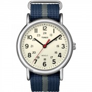 Timex Weekender Slip-Thru Watch - Navy/Gray