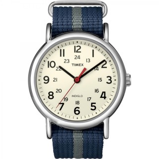 Timex Weekender Slip-Thru Watch - Navy/Gray Timex Weekender Slip-Thru Watch - Navy/Gray