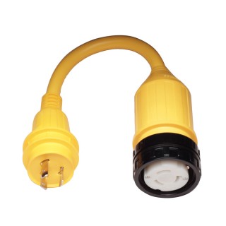 Marinco Pigtail Adapter - 50A Female to 30A Male Marinco Pigtail Adapter - 50A Female to 30A Male