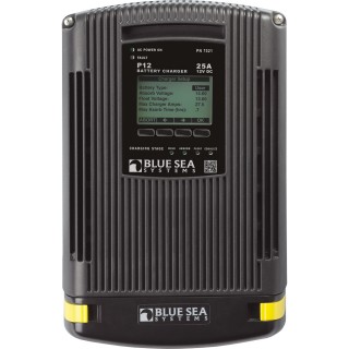 BLUE SEA SYSTEMS Blue Sea 7521 P-12 Battery Charger 25Amp Three Bank 12VDC BLUE SEA SYSTEMS Blue Sea 7521 P-12 Battery Charger 25Amp Three Bank 12VDC