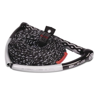 AIRHEAD WATERSPORTS AIRHEAD Bling Stealth Wakeboard Rope - 75' 5-Section AIRHEAD WATERSPORTS AIRHEAD Bling Stealth Wakeboard Rope - 75' 5-Section