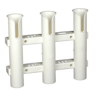 C.E. Smith Tournament 3 Rod Rack - White C.E. Smith Tournament 3 Rod Rack - White