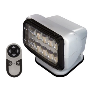 Golight Permanent RadioRay LED w/Wireless Hand-Held Remote - White Golight Permanent RadioRay LED w/Wireless Hand-Held Remote - White