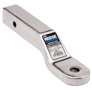 Reese Aluminum Ball Mount w/2" Drop, 1" Ball Hole, Fits 2" Square Receiver Reese Aluminum Ball Mount w/2" Drop, 1" Ball Hole, Fits 2" Square Receiver