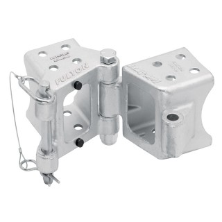 Fulton Fold-Away Bolt-On Hinge Kit 3" x 5" Trailer Beam, Rating 9,000 lbs., 48" Pivot, Z-Max 600 Zinc Finish Fulton Fold-Away Bolt-On Hinge Kit 3" x 5" Trailer Beam, Rating 9,000 lbs., 48" Pivot, Z-Max 600 Zinc Finish