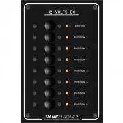Paneltronics Standard Panel - DC 8 Position Circuit Breaker w/LEDs