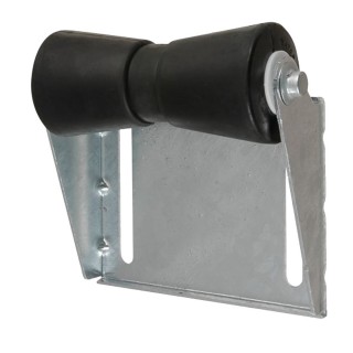 C.E. Smith Panel Bracket Assembly 8" Spool Roller - Black C.E. Smith Panel Bracket Assembly 8" Spool Roller - Black