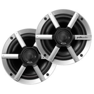 POLK AUDIO Динамики MM651UMBS 6.5" Coaxial Speaker, пара, черный/серебристый POLK AUDIO Динамики MM651UMBS 6.5" Coaxial Speaker, пара, черный/серебристый