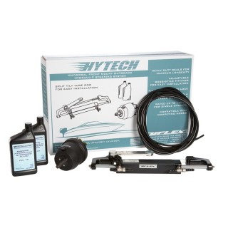 UFLEX USA UFlex HYTECH 1.0 Front Mount OB Steering System f/Up to 150HP w/UP20 F Helm, UC94-OBF, 40' Nylon Tubing, 2 Quarts Oil UFLEX USA UFlex HYTECH 1.0 Front Mount OB Steering System f/Up to 150HP w/UP20 F Helm, UC94-OBF, 40' Nylon Tubing, 2 Quarts Oil