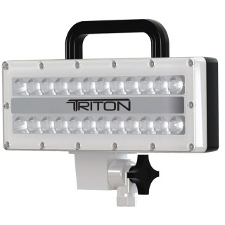 Lumitec Triton - High Power/Pole 'Knuckle' Mount Flood Light - White Finish - White Non Dimming Lumitec Triton - High Power/Pole 'Knuckle' Mount Flood Light - White Finish - White Non Dimming