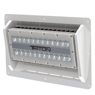 Lumitec Triton - High Power/Semi-Recessed Mount Flood Light - White Finish - White Non Dimming Lumitec Triton - High Power/Semi-Recessed Mount Flood Light - White Finish - White Non Dimming