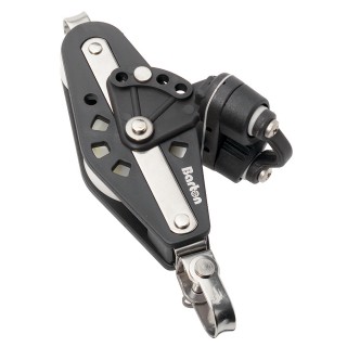 Barton Marine Size 2 - Fiddle - Swivel, Becket & Cam Cleat Block Barton Marine Size 2 - Fiddle - Swivel, Becket & Cam Cleat Block