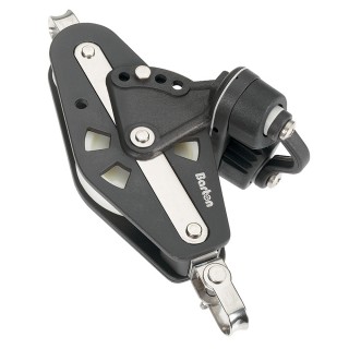 Barton Marine Size 3 - Fiddle - Swivel, Becket & Cam Cleat Block Barton Marine Size 3 - Fiddle - Swivel, Becket & Cam Cleat Block