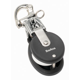 Barton Marine Medium Snatch Block w/Stainless Snap Shackle Barton Marine Medium Snatch Block w/Stainless Snap Shackle