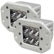 Rigid Industries M-Series Flush Mount - Dually D2 LED Pair - Wide