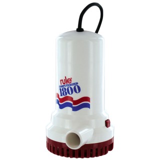 Rule 1800 Sump/Utility Pump w/8' Cord - 110V Automatic Rule 1800 Sump/Utility Pump w/8' Cord - 110V Automatic