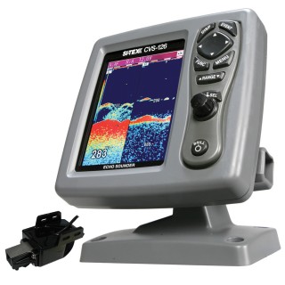 SI-TEX CVS-126 Dual Frequency Color Echo Sounder w/Transom Mount Triducer 250/50/200ST-CX SI-TEX CVS-126 Dual Frequency Color Echo Sounder w/Transom Mount Triducer 250/50/200ST-CX