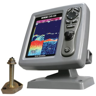 SI-TEX CVS-126 Dual Frequency Color Echo Sounder w/600kW Thru-Hull Transducer 1700/50/200T-CX SI-TEX CVS-126 Dual Frequency Color Echo Sounder w/600kW Thru-Hull Transducer 1700/50/200T-CX