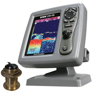 SI-TEX CVS-126 Dual Frequency Color Echo Sounder w/B60 12° Transducer B-60-12-CX SI-TEX CVS-126 Dual Frequency Color Echo Sounder w/B60 12° Transducer B-60-12-CX